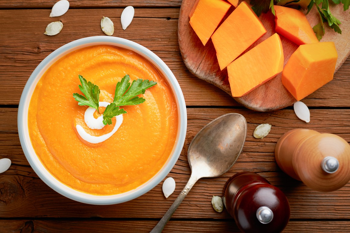 Kürbis-Süßkartoffel-Suppe