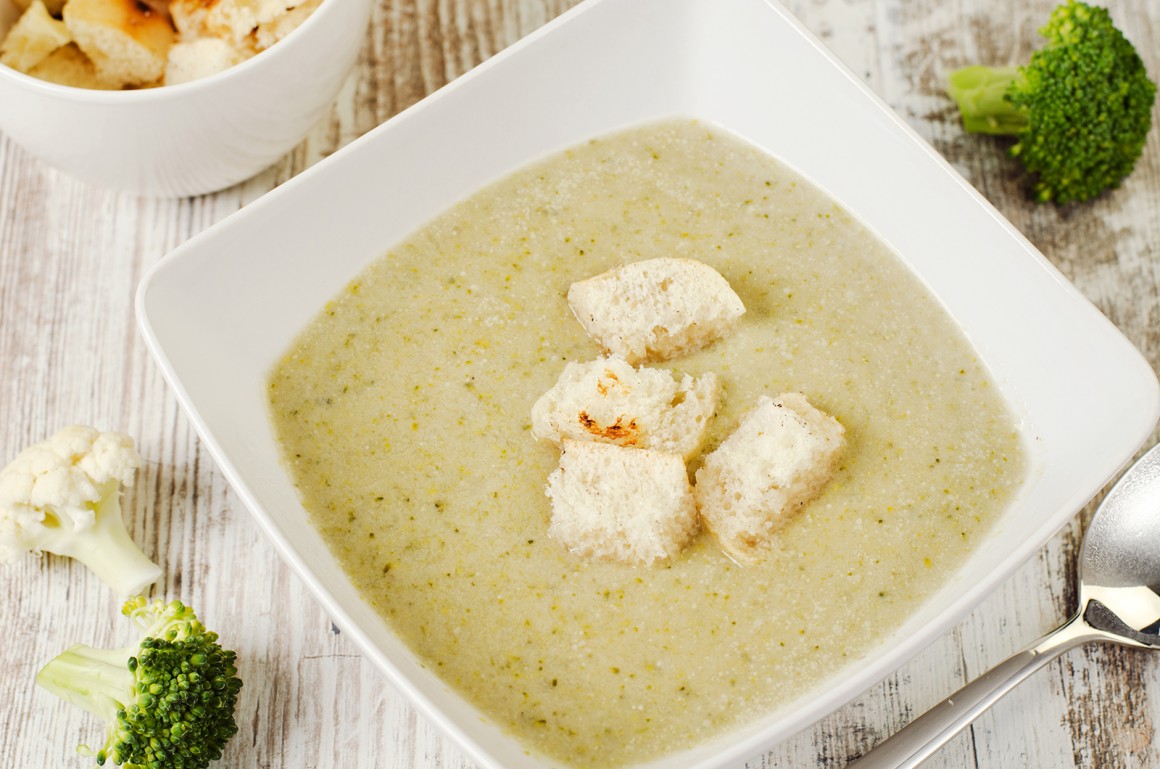 Brokkoli-Blumenkohlsuppe