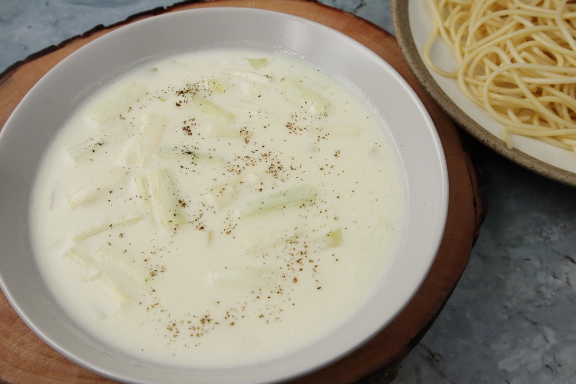 Veganes Lauchgemüse