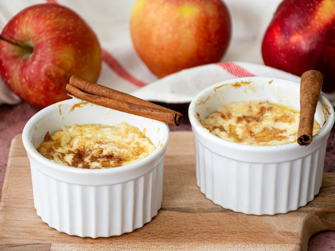 Apfelgratin mit Mascarpone
