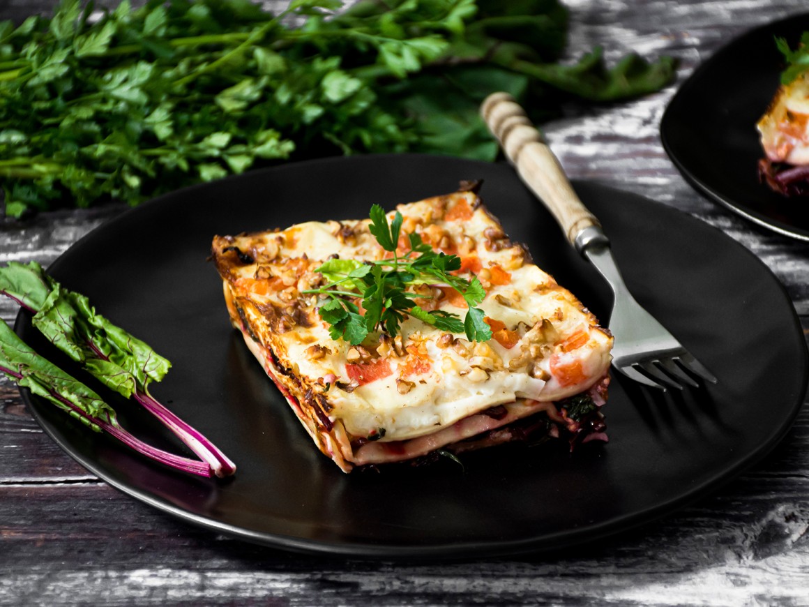 Lasagne mit Walnüssen