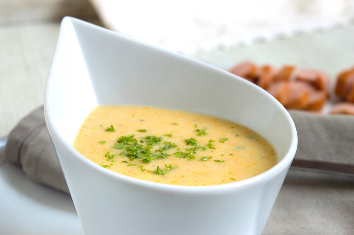 Kartoffelsuppe mit Möhren