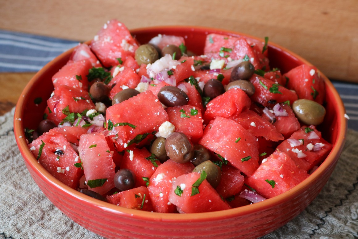 Melonensalat griechischer Art