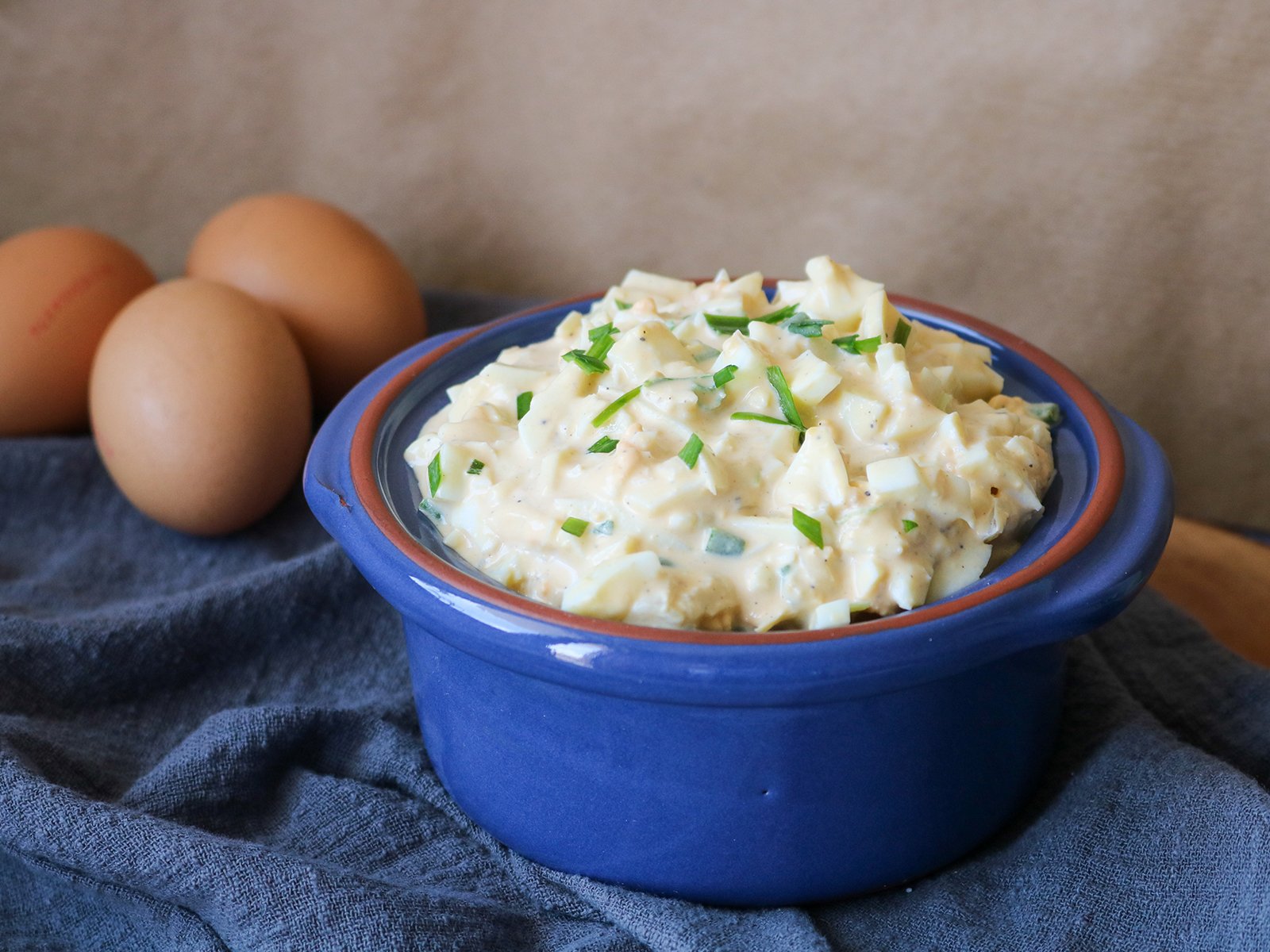 Eiersalat mit Senf - Rezept