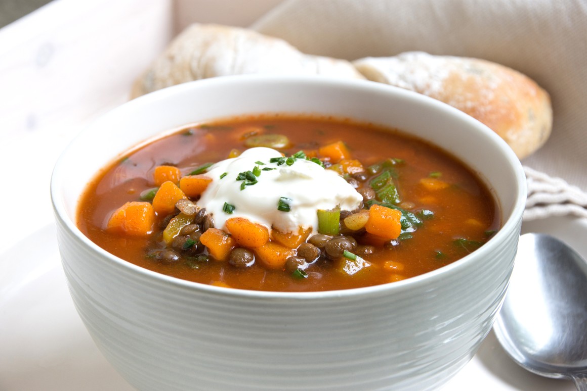 Marokkanische Linsensuppe - Rezept