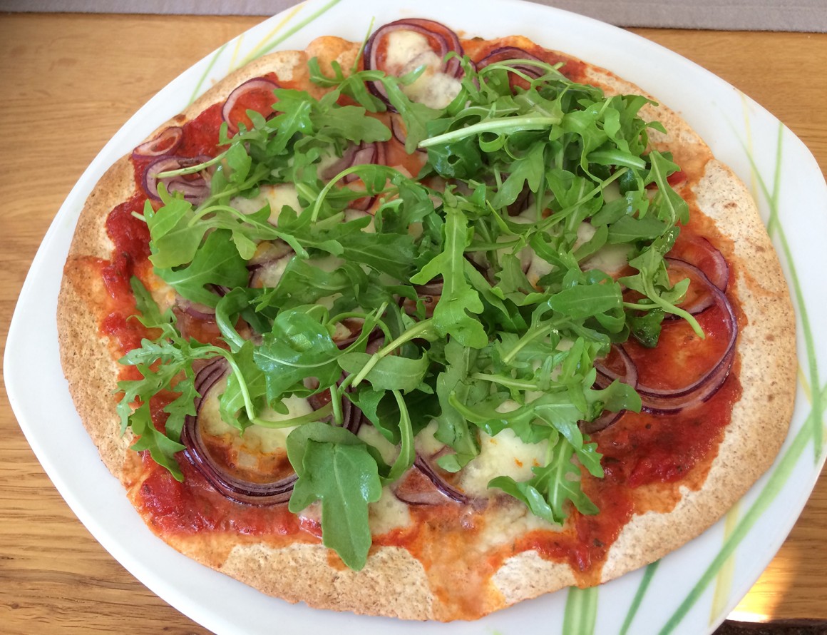 Blitzschnelle Tortilla-Pizza