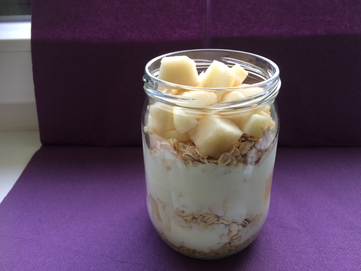 Gesundes Singlefrühstück