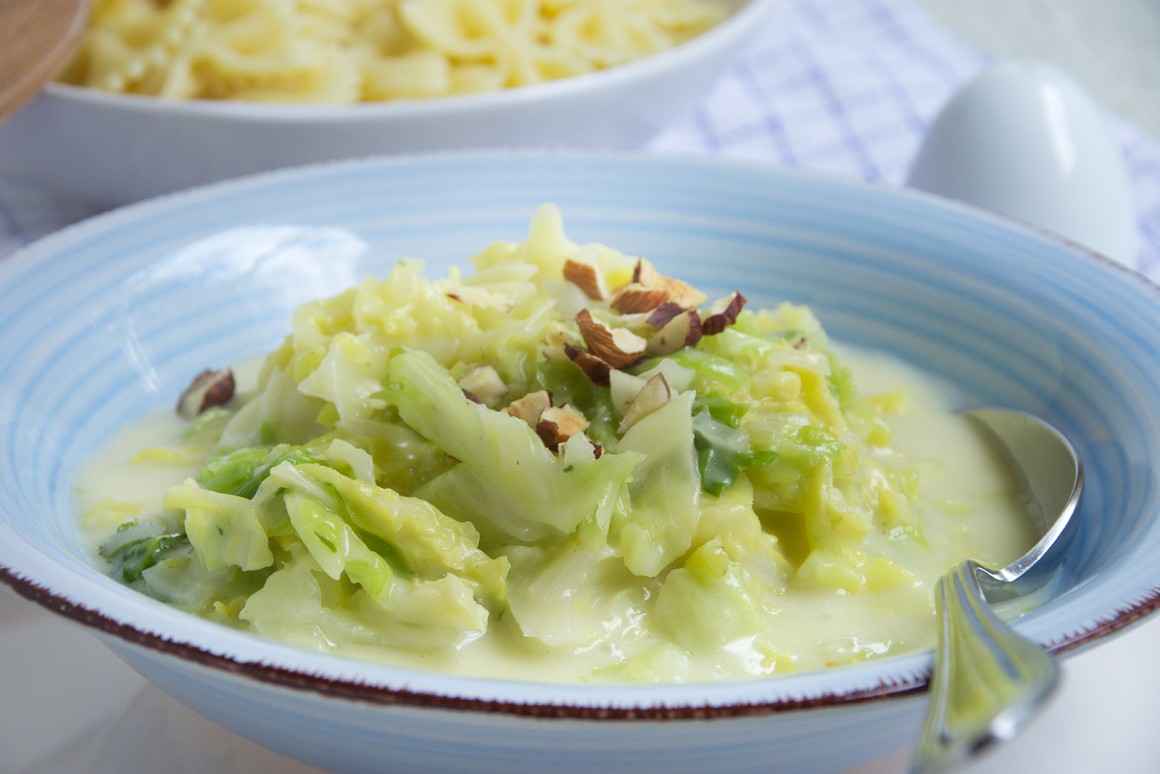 Rahmsauce mit Wirsing