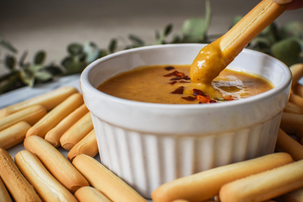 Pikanter Bananen-Erdnuss-Dip - Rezept