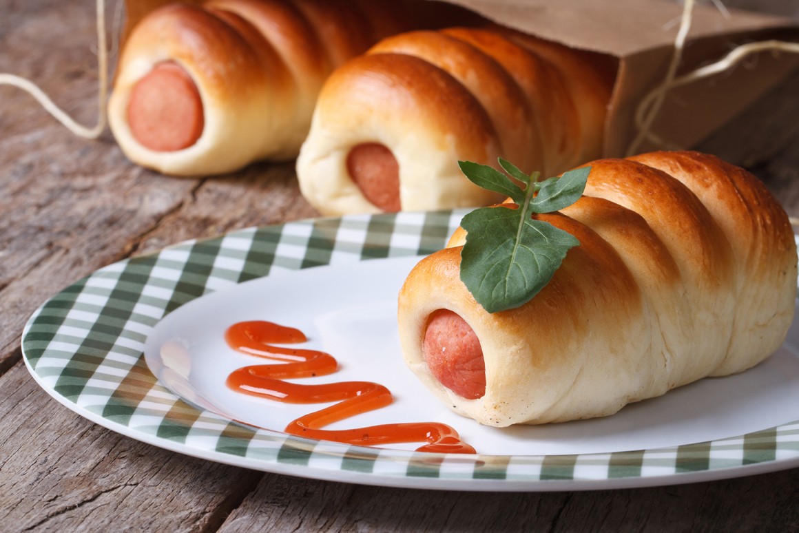 Würstchen im Schlafrock - Rezept