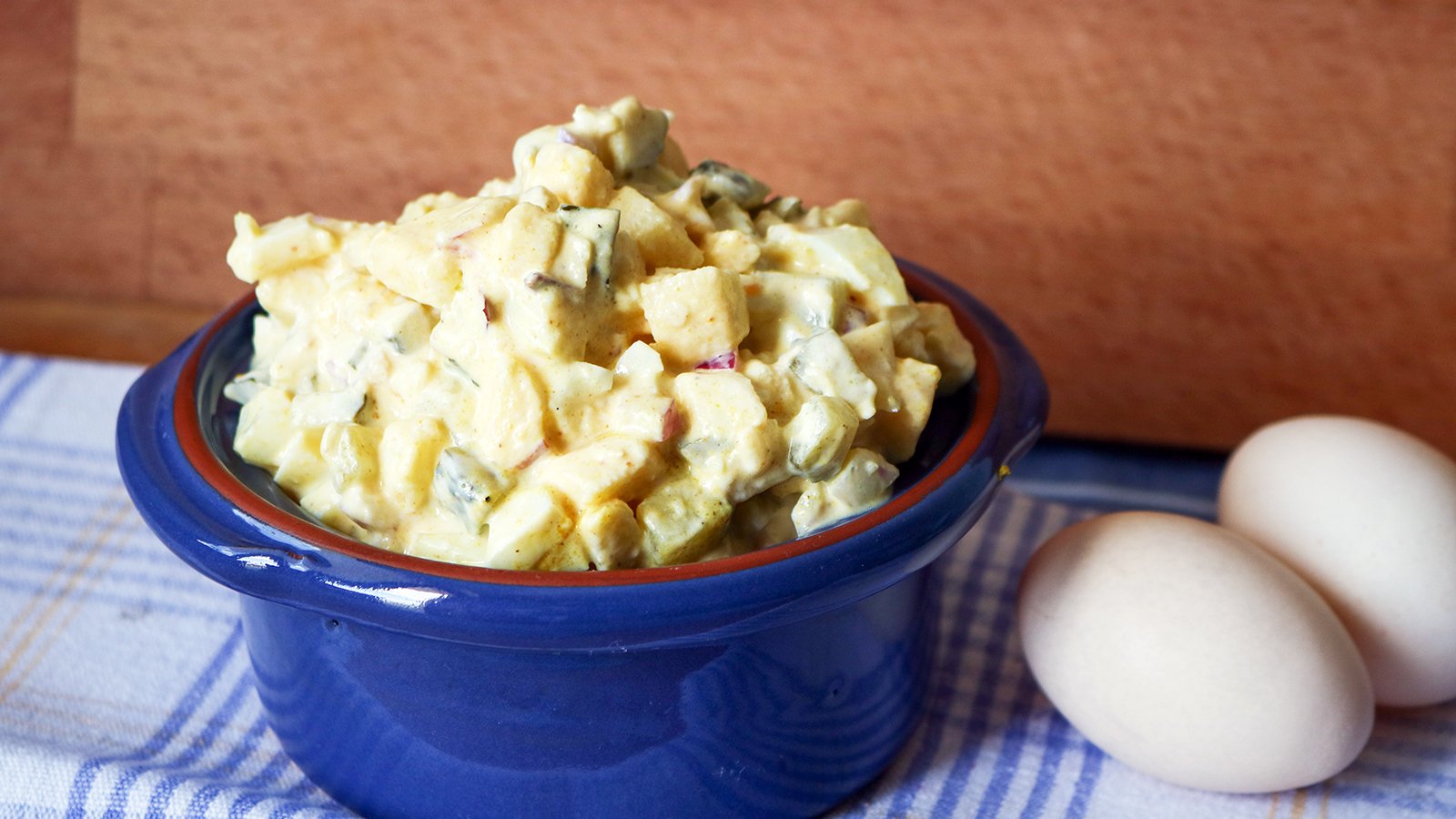 Eiersalat mit Apfel - Rezept