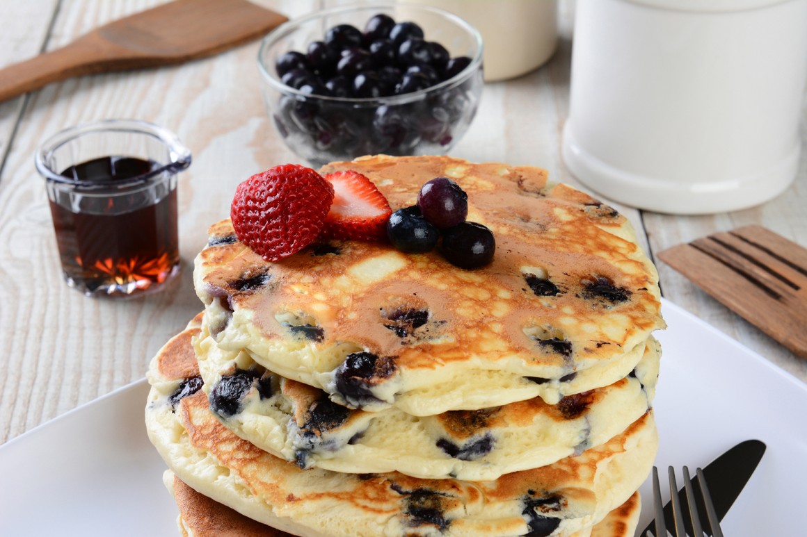 Blaubeerpfannkuchen - Rezept