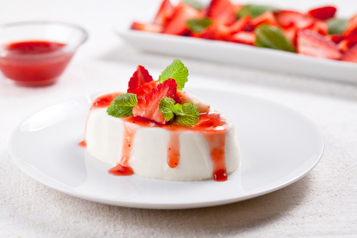 Panna Cotta mit Milch