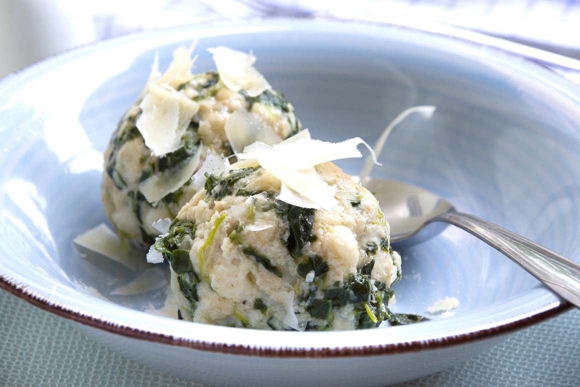 Glutenfreie Spinatknödel