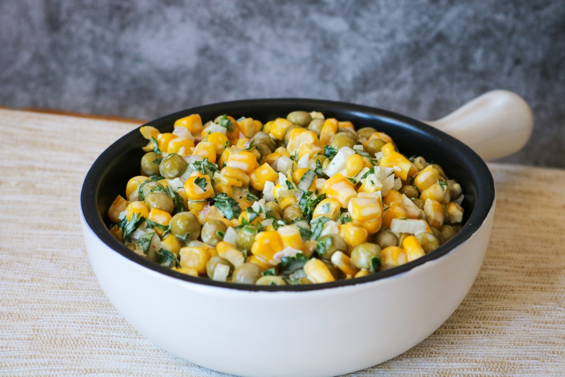 Erbsen-Mais-Salat - Rezept