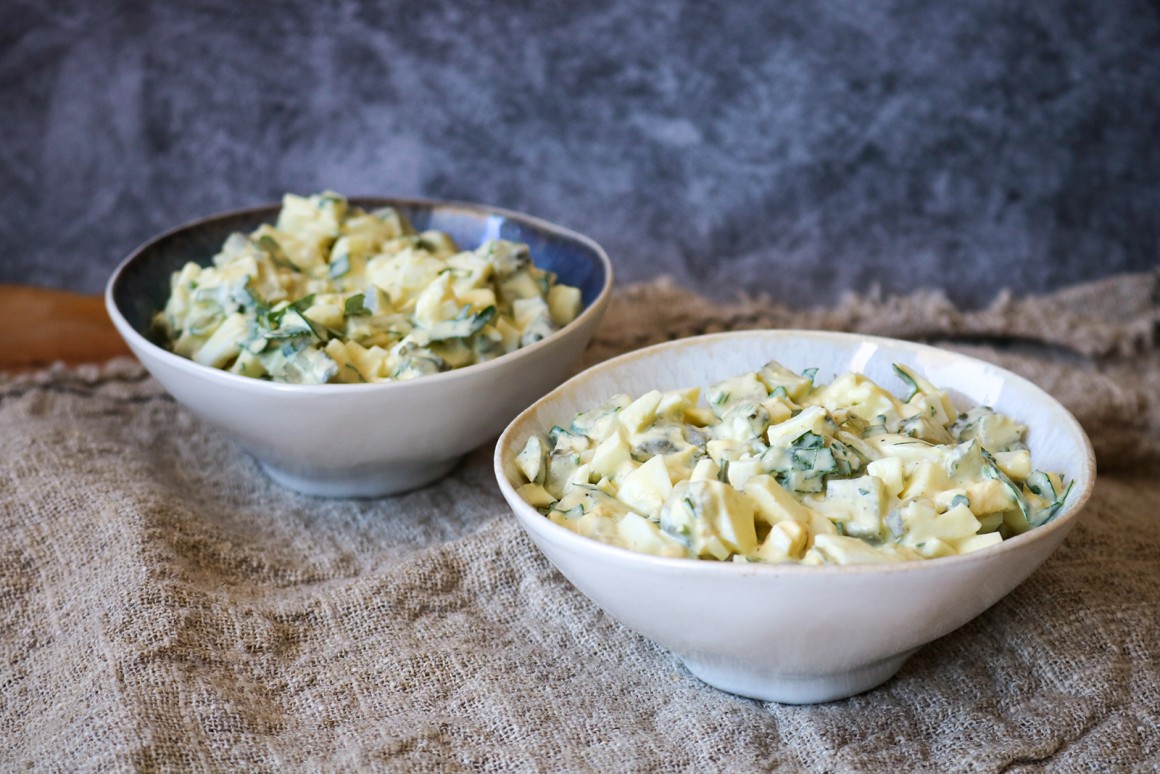 Eiersalat mit Kapern