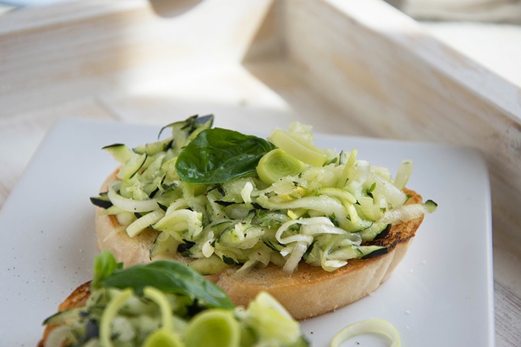 Zucchini-Crostini