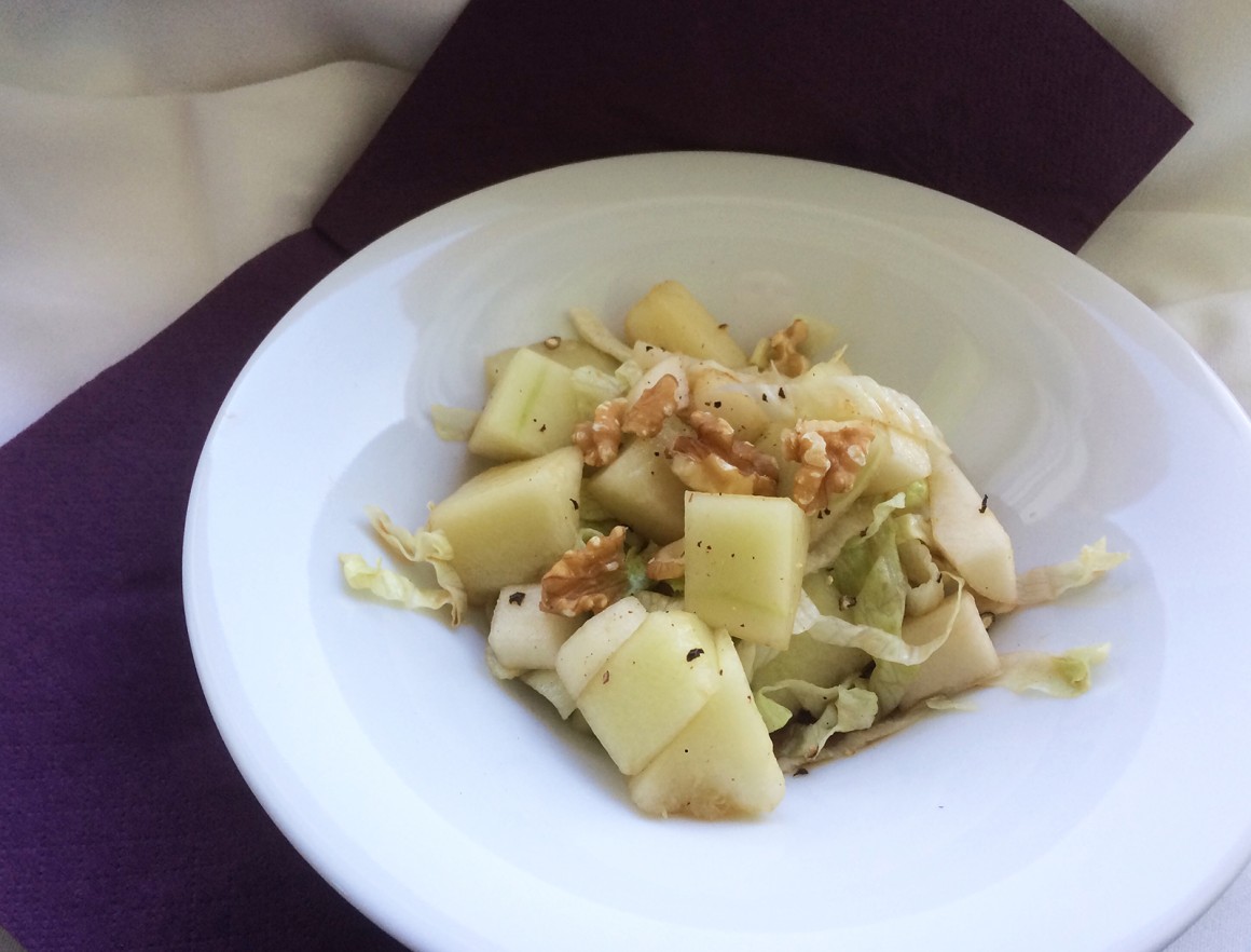 Birnensalat mit Melone