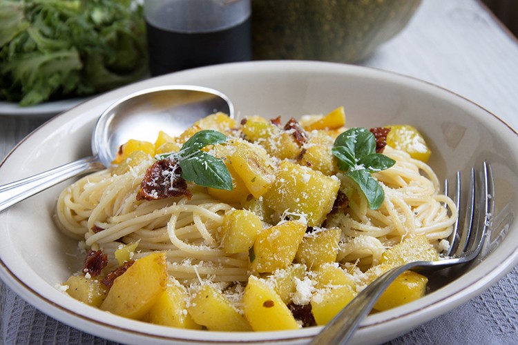 Herbstspaghetti