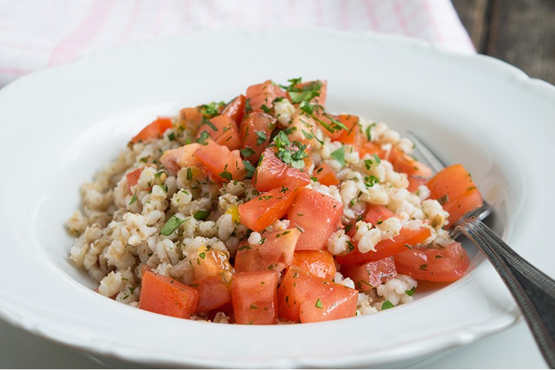 Tomaten-Weizensalat