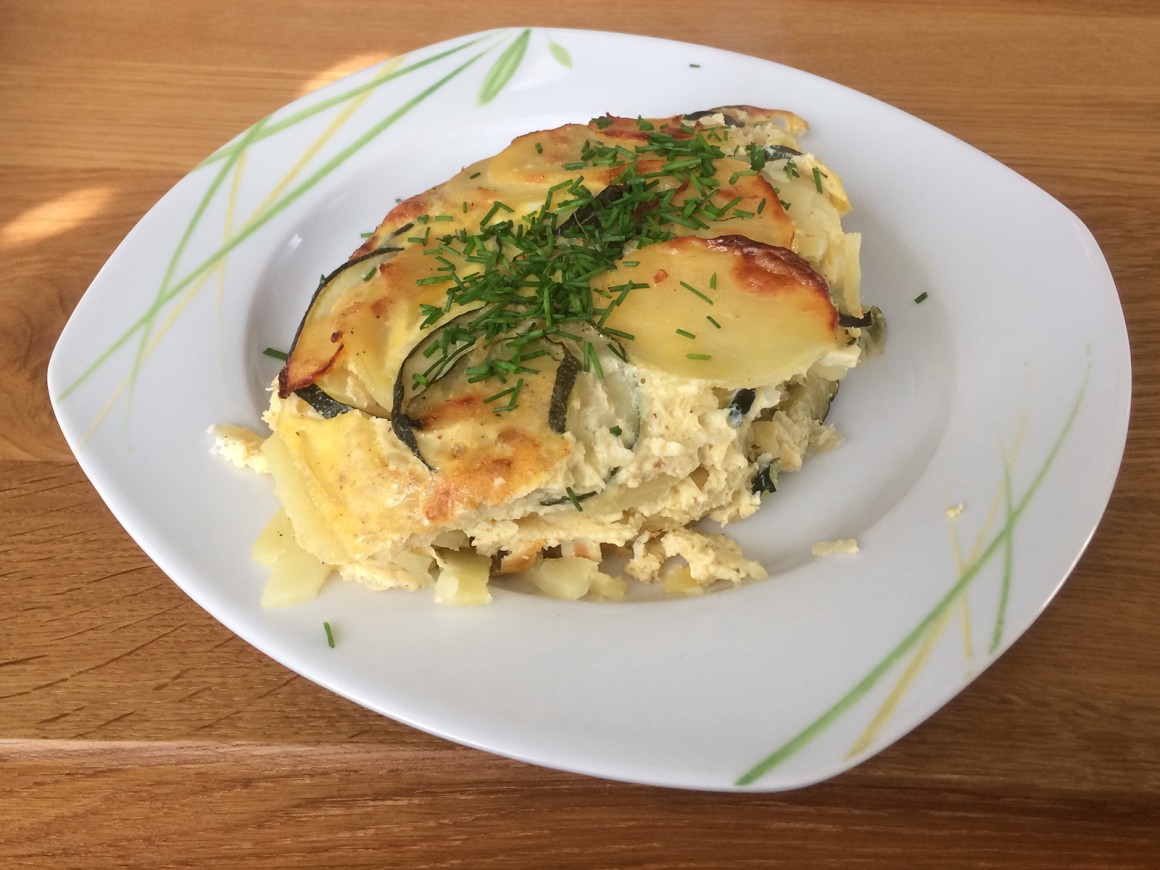 Zucchini-Kartoffelauflauf - Rezept