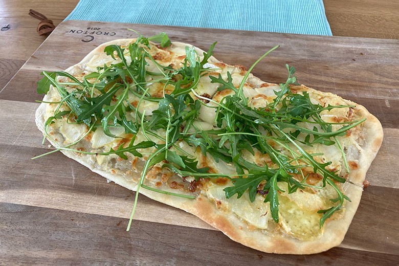 Französischer Flammkuchen