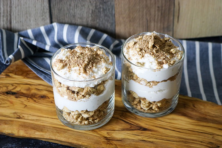 Winterliches Quarkdessert