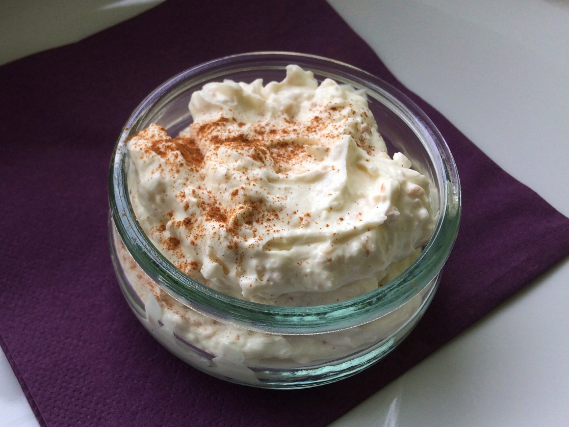 Quarkcreme mit Kokos