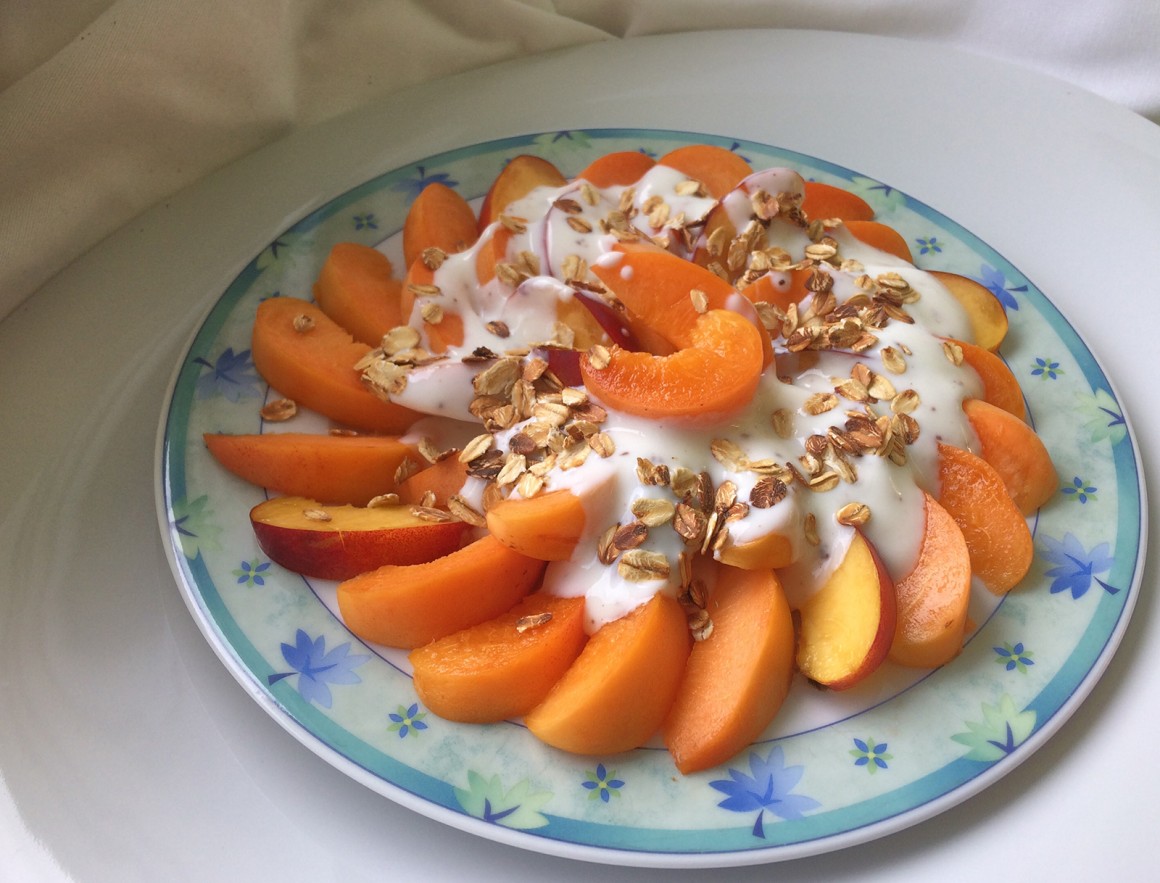 Haferflocken-Frucht-Teller - Rezept