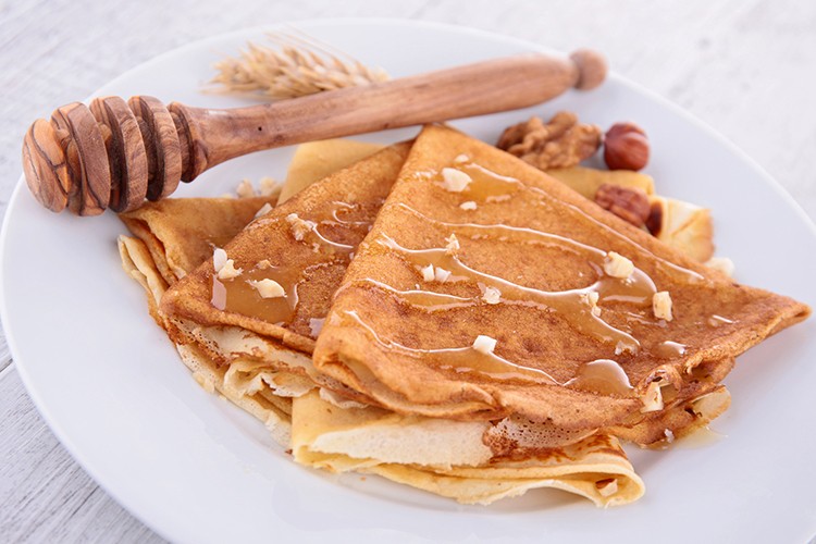 Vegane Walnuss-Crêpes