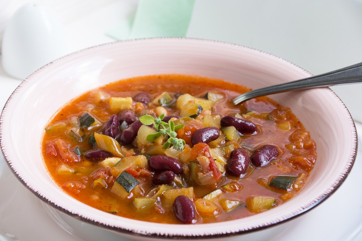 Minestrone mit Bohnen