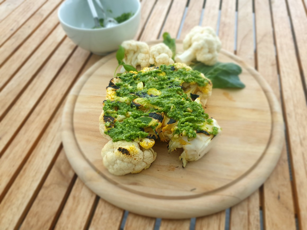 Gegrilltes Blumenkohl-Steak