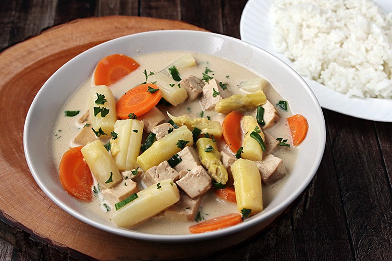 Veganes Tofu-Frikassee