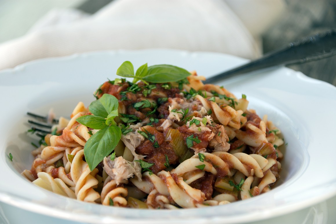 Fusilli con tonno