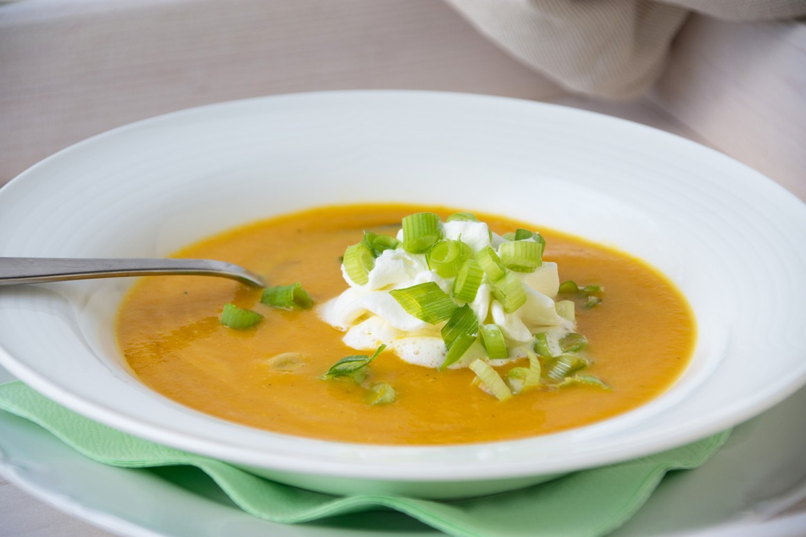 Kürbis-Karottensuppe