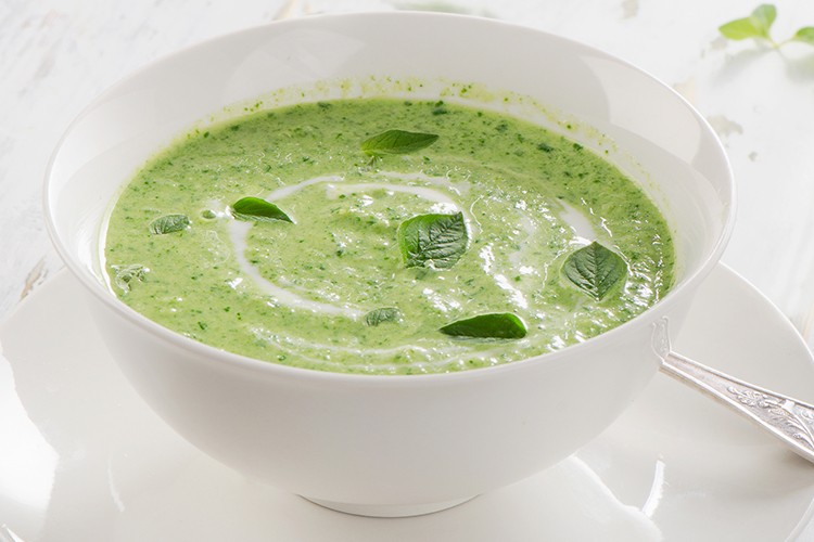 Basilikumsuppe