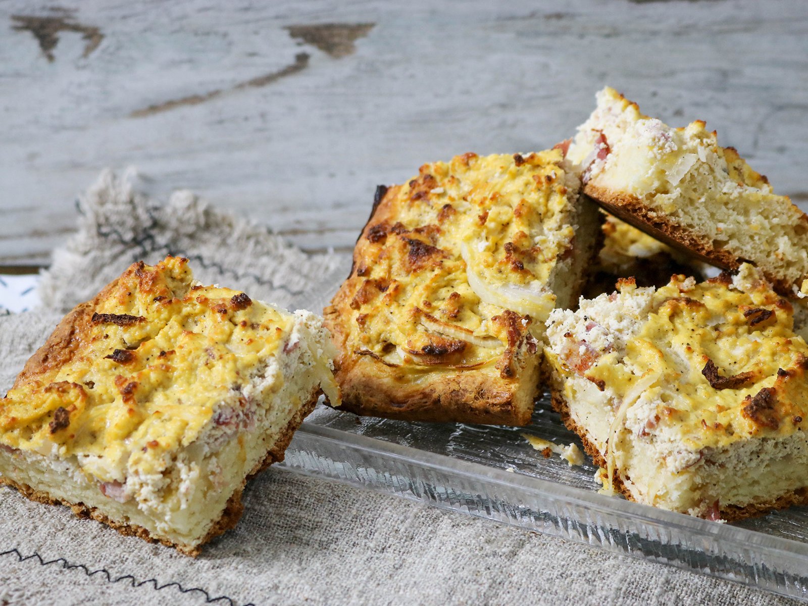 Dessauer Speckkuchen - Rezept