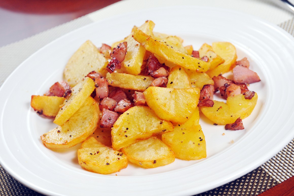 Bratkartoffeln mit Speck