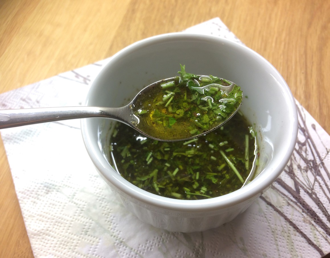 Einfaches basisches Dressing