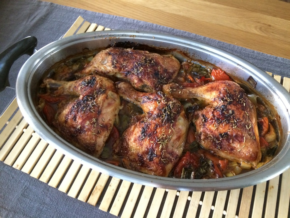 Tomaten-Hähnchen-Topf