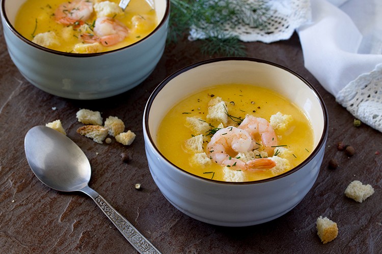 Herbstliche Karotten-Kürbis-Suppe