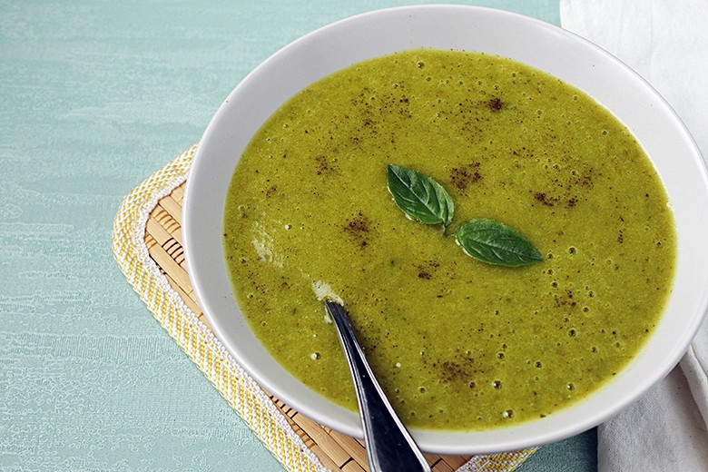 Lauchsuppe mit Curry