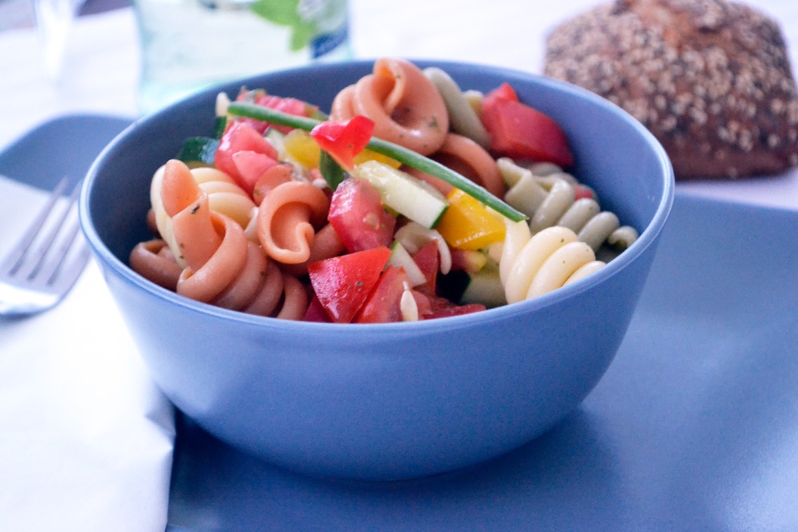 Leichter Nudelsalat - Rezept