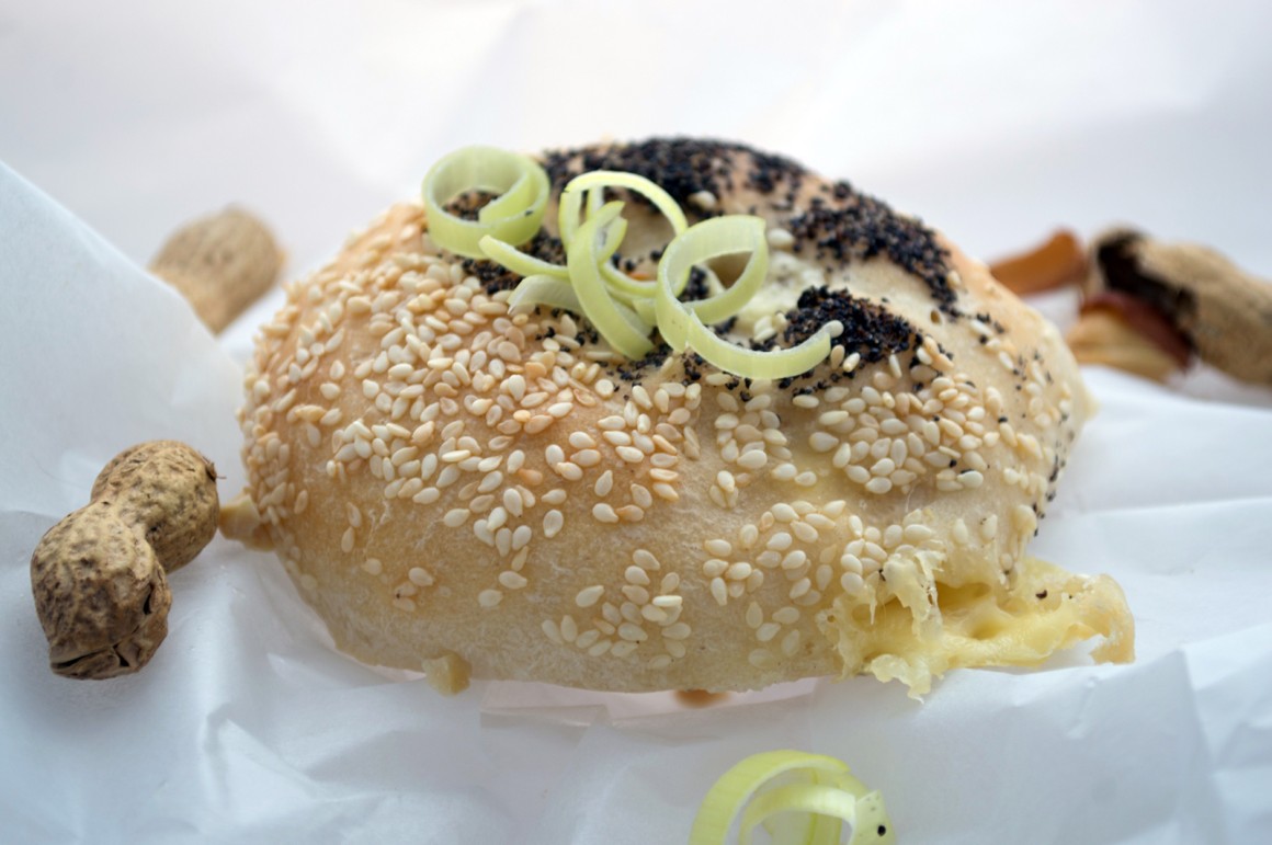 Lauch-Käse-Brötchen
