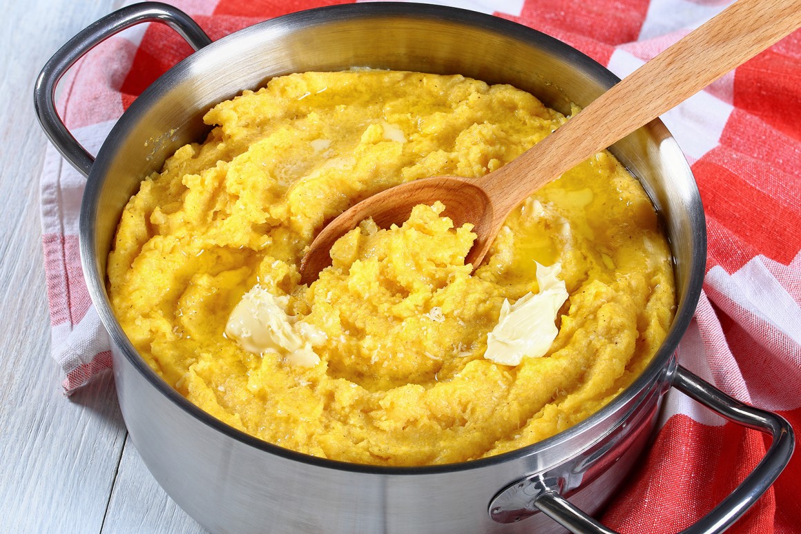 Polenta mit Milch