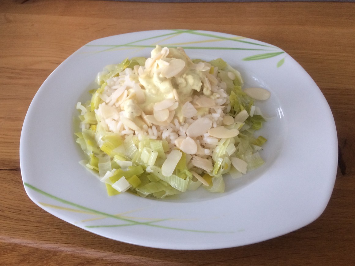 Hähnchenbrustfilet mit Curryrahm - Rezept
