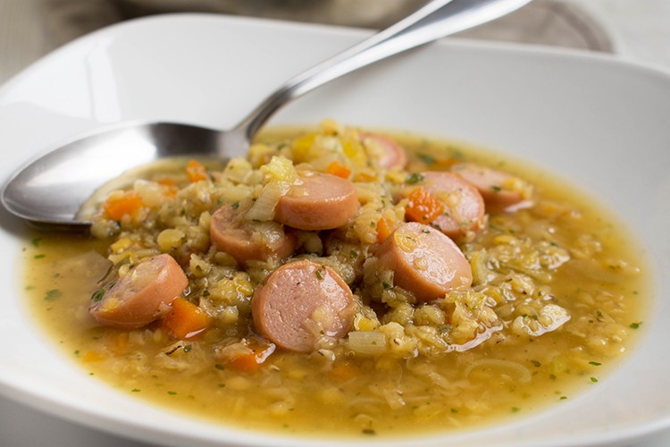 Schnelle Linsensuppe
