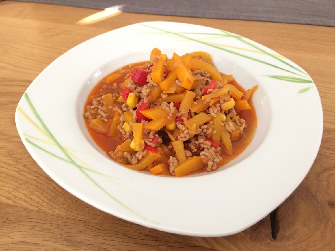 Chili con Carne mit Kürbis