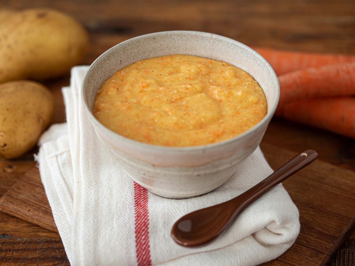 Möhrenbrei mit Kartoffeln