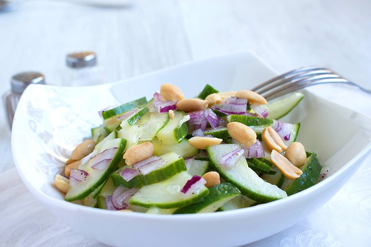 Nussiger Gurkensalat